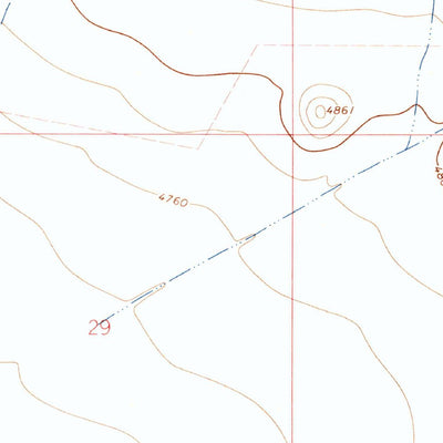 United States Geological Survey Hat Top Mountain, NM (1964, 24000-Scale) digital map