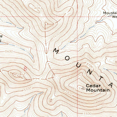 United States Geological Survey Hat Top Mountain, NM (1964, 24000-Scale) digital map