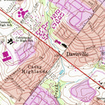 United States Geological Survey Hatboro, PA (1966, 24000-Scale) digital map