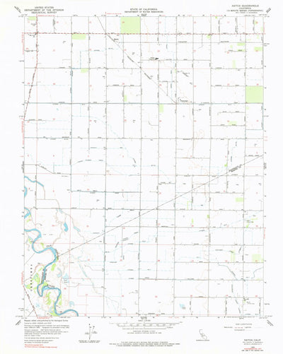 United States Geological Survey Hatch, CA (1962, 24000-Scale) digital map
