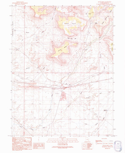 United States Geological Survey Hatch Mesa, UT (1991, 24000-Scale) digital map
