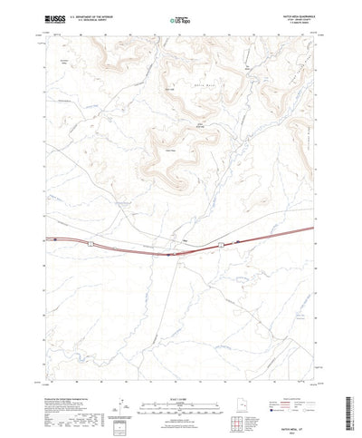 United States Geological Survey Hatch Mesa, UT (2023, 24000-Scale) digital map