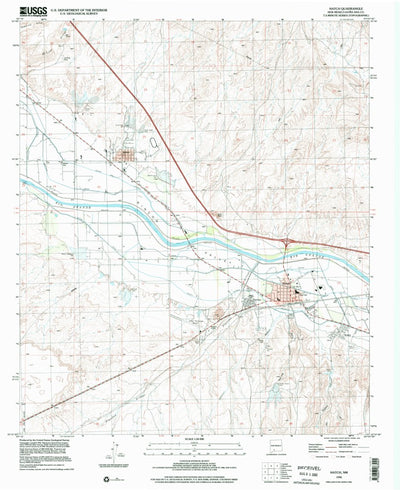 United States Geological Survey Hatch, NM (1996, 24000-Scale) digital map