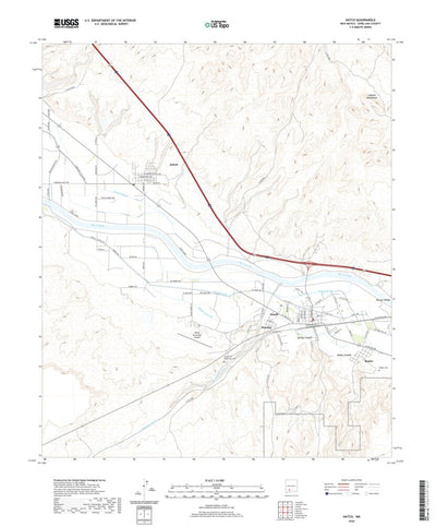 United States Geological Survey Hatch, NM (2020, 24000-Scale) digital map