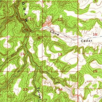 United States Geological Survey Hatch Rock, UT (1954, 62500-Scale) digital map