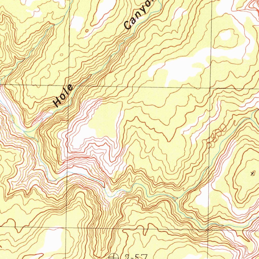 Hatching Map Hatch Rock, UT (1987, 24000-Scale) Map by United States Geological ...