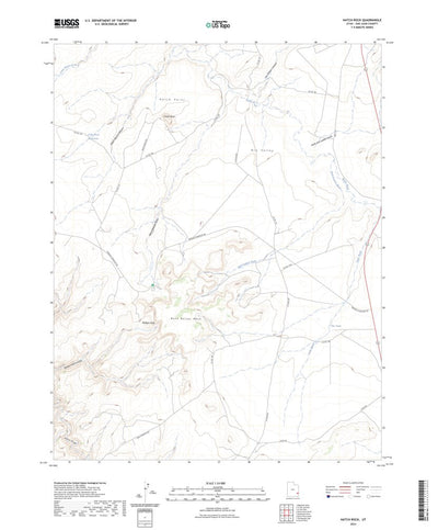 United States Geological Survey Hatch Rock, UT (2023, 24000-Scale) digital map