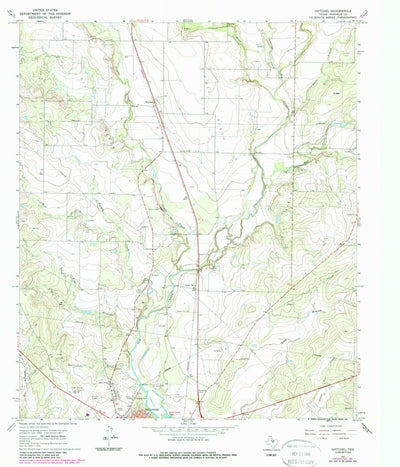 United States Geological Survey Hatchel, TX (1967, 24000-Scale) digital map