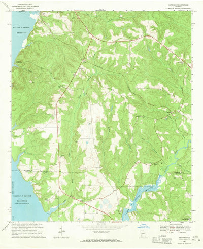 United States Geological Survey Hatcher, GA (1967, 24000-Scale) digital map