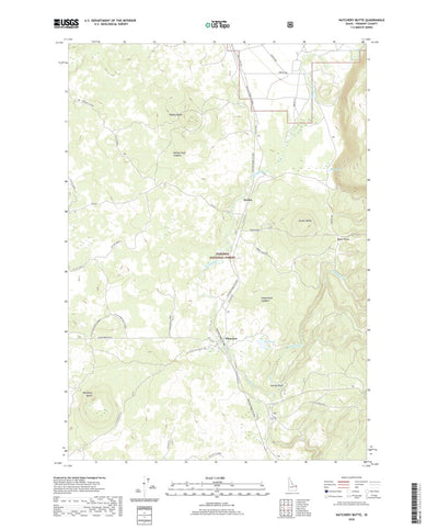United States Geological Survey Hatchery Butte, ID (2020, 24000-Scale) digital map