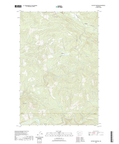 United States Geological Survey Hatchet Mountain, WA (2020, 24000-Scale) digital map