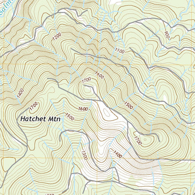 United States Geological Survey Hatchet Mountain, WA (2020, 24000-Scale) digital map