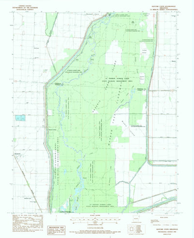 United States Geological Survey Hatchie Coon, AR (1983, 24000-Scale) digital map