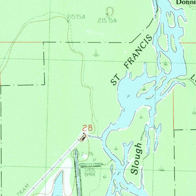 United States Geological Survey Hatchie Coon, AR (1983, 24000-Scale) digital map