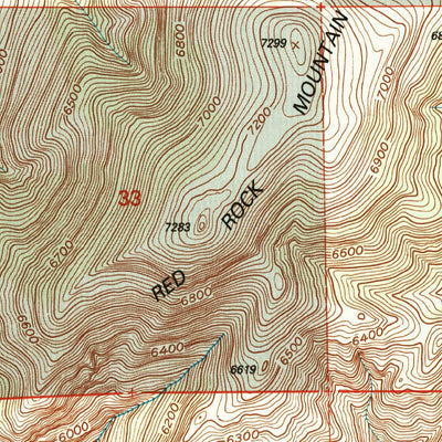 United States Geological Survey Hatfield Mountain, MT (2000, 24000-Scale) digital map