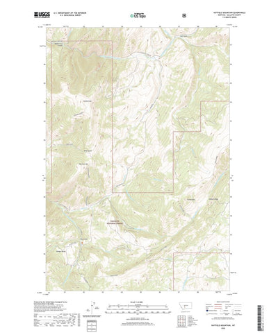 United States Geological Survey Hatfield Mountain, MT (2020, 24000-Scale) digital map