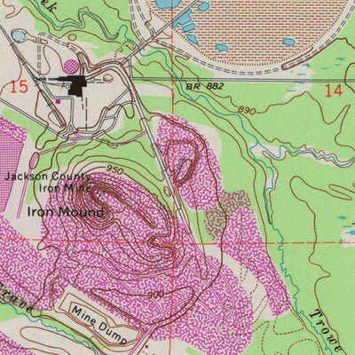 United States Geological Survey Hatfield SW, WI (1970, 24000-Scale) digital map