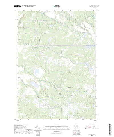 United States Geological Survey Hatfield SW, WI (2023, 24000-Scale) digital map