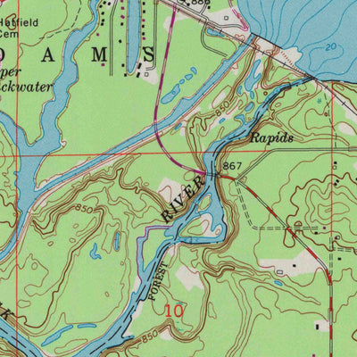 United States Geological Survey Hatfield, WI (1970, 24000-Scale) digital map