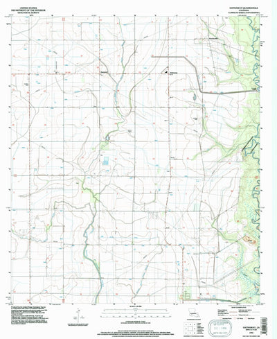 United States Geological Survey Hathaway, LA (1994, 24000-Scale) digital map
