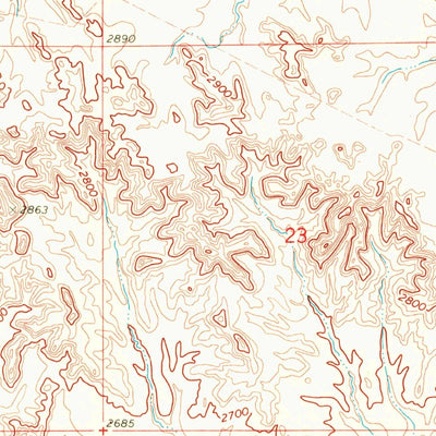 United States Geological Survey Hathaway NW, MT (1968, 24000-Scale) digital map