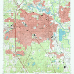 United States Geological Survey Hattiesburg, MS (1996, 24000-Scale) digital map
