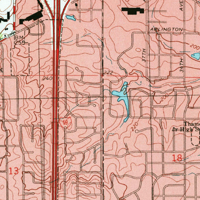 United States Geological Survey Hattiesburg, MS (1996, 24000-Scale) digital map