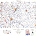 United States Geological Survey Hattiesburg, MS-AL-LA (1984, 250000-Scale) digital map