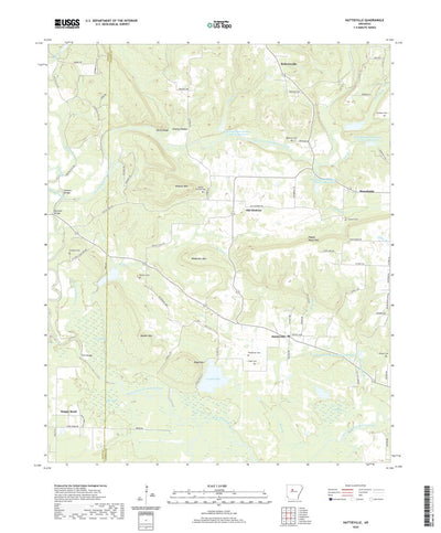 United States Geological Survey Hattieville, AR (2020, 24000-Scale) digital map