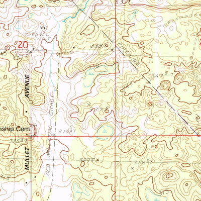 United States Geological Survey Hatton, MI (1983, 25000-Scale) digital map