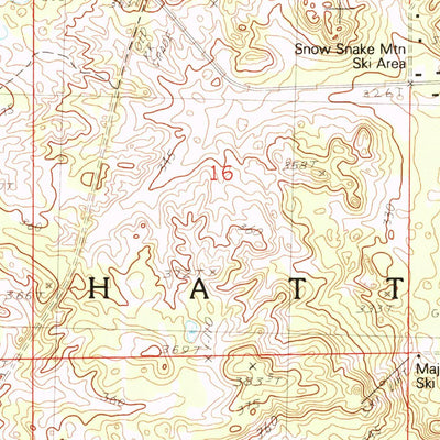 United States Geological Survey Hatton, MI (1983, 25000-Scale) digital map