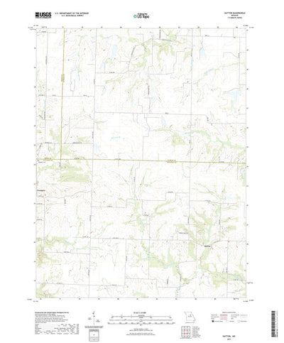 United States Geological Survey Hatton, MO (2021, 24000-Scale) digital map