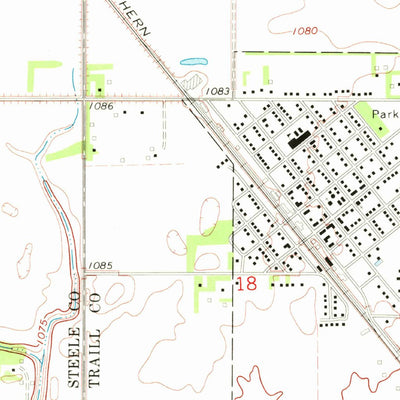 United States Geological Survey Hatton, ND (1970, 24000-Scale) digital map