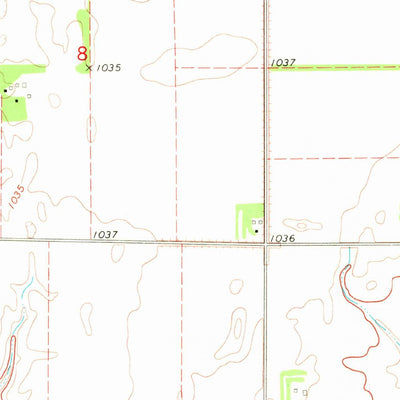 United States Geological Survey Hatton SW, ND (1970, 24000-Scale) digital map