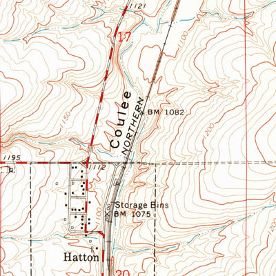United States Geological Survey Hatton, WA (1970, 24000-Scale) digital map