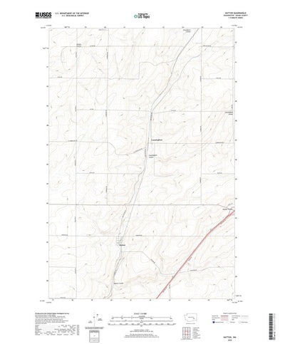 United States Geological Survey Hatton, WA (2020, 24000-Scale) digital map