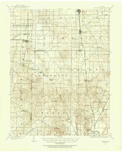 United States Geological Survey Haubstadt, IN (1901, 62500-Scale) digital map