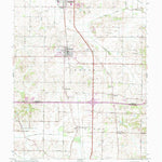 United States Geological Survey Haubstadt, IN (1961, 24000-Scale) digital map