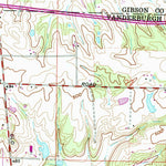United States Geological Survey Haubstadt, IN (1961, 24000-Scale) digital map