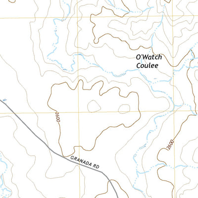 United States Geological Survey Hauck Coulee, MT (2020, 24000-Scale) digital map