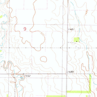 United States Geological Survey Haucks Lake, SD (1978, 24000-Scale) digital map