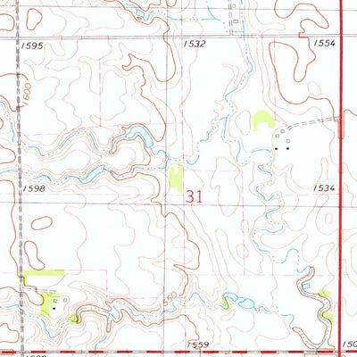 United States Geological Survey Haucks Lake, SD (1978, 24000-Scale) digital map