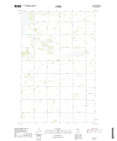 United States Geological Survey Haug, MN (2022, 24000-Scale) digital map