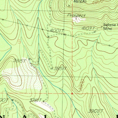 United States Geological Survey Haugan, MT (1988, 24000-Scale) digital map