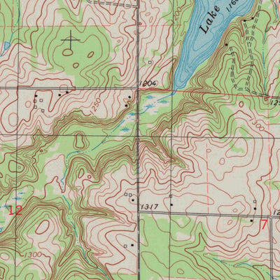 United States Geological Survey Haugen, WI (1982, 24000-Scale) digital map