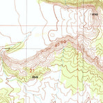 United States Geological Survey Hauke Mesa, AZ (1991, 24000-Scale) digital map