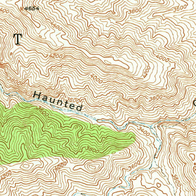 United States Geological Survey Haunted Canyon, AZ (1948, 24000-Scale) digital map