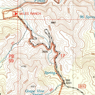 United States Geological Survey Haunted Canyon, AZ (2004, 24000-Scale) digital map