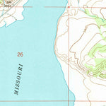 United States Geological Survey Hauser Lake, MT (1972, 24000-Scale) digital map