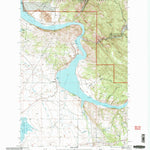 United States Geological Survey Hauser Lake, MT (2001, 24000-Scale) digital map